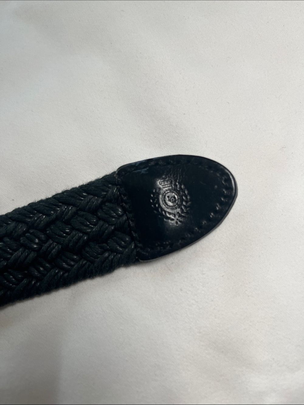 Woven Women’s Belt - Black. 37” Long